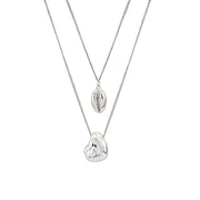 European And American Popular Stacking Metal Pendants Multi-Layer Fashion  Personality Popular Ladies Clavicle Chain Necklace Accessories