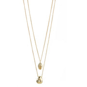 European And American Popular Stacking Metal Pendants Multi-Layer Fashion  Personality Popular Ladies Clavicle Chain Necklace Accessories