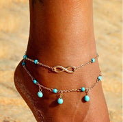 Pineapple Pendant Anklet Beads Summer Beach Foot Jewelry Fashion Style Anklet