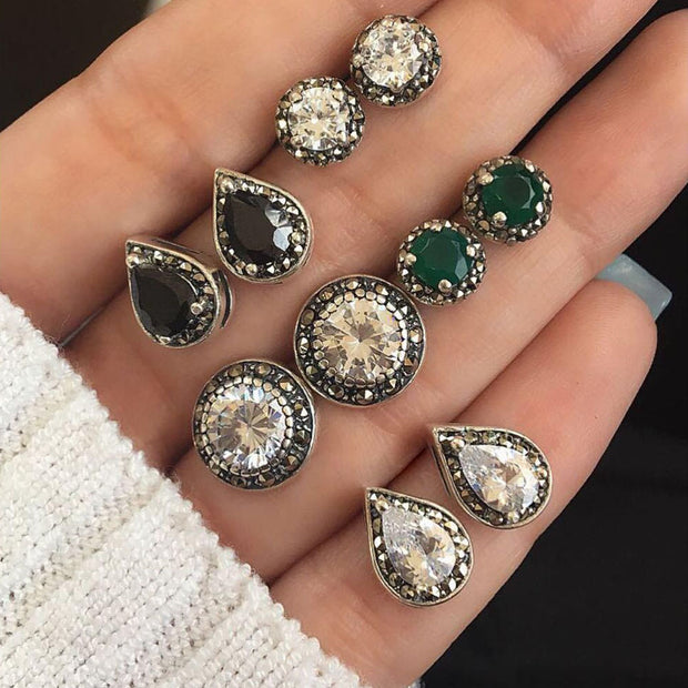 Jewelry dazzling crystal earrings