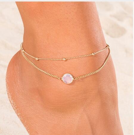 Pineapple Pendant Anklet Beads Summer Beach Foot Jewelry Fashion Style Anklet