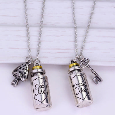 New Style Sleepwalking Fairyland Couple Necklace