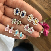 Jewelry dazzling crystal earrings
