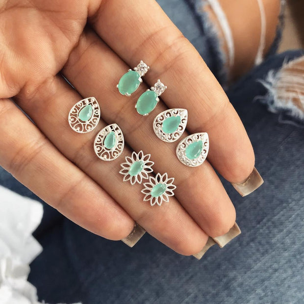 Jewelry dazzling crystal earrings