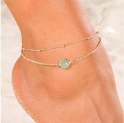 Pineapple Pendant Anklet Beads Summer Beach Foot Jewelry Fashion Style Anklet