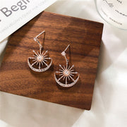 Solar Moon Crystal Earrings